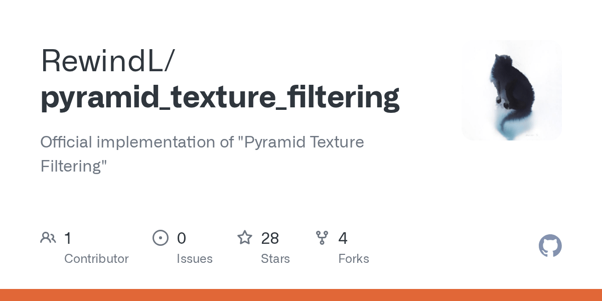 GitHub RewindL/pyramid_texture_filtering pyramid texture filtering