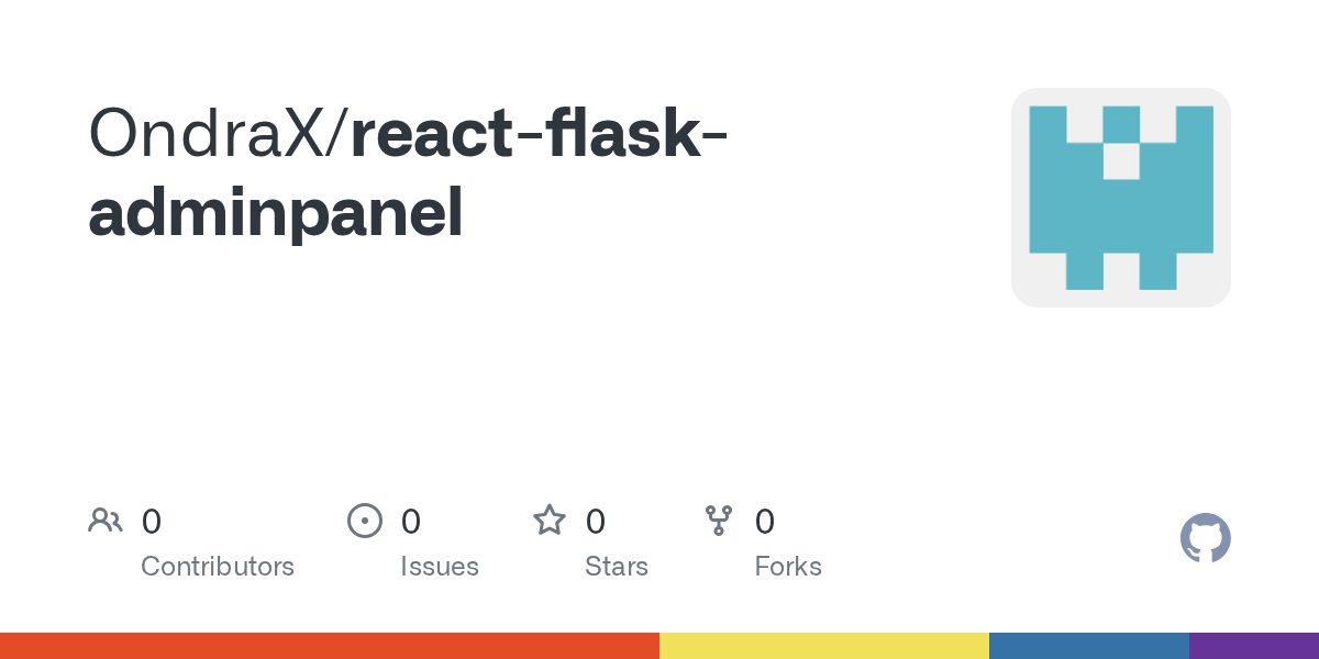 GitHub OndraX/reactflaskadminpanel