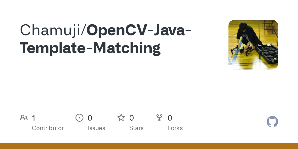 GitHub Chamuji/OpenCVJavaTemplateMatching