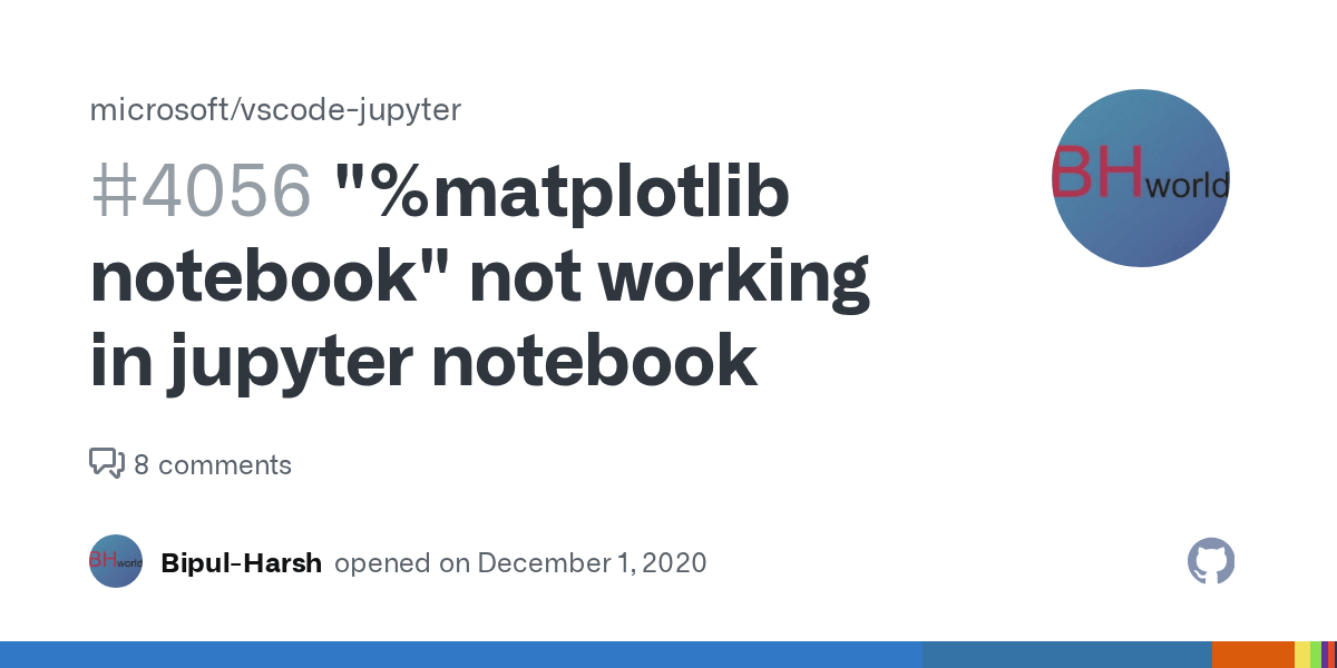 "matplotlib notebook" not working in jupyter notebook · Issue 4056