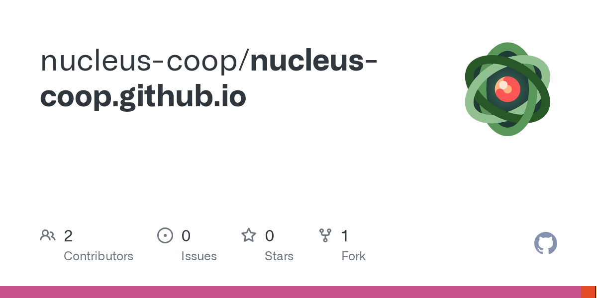 GitHub nucleuscoop/nucleuscoop.github.io