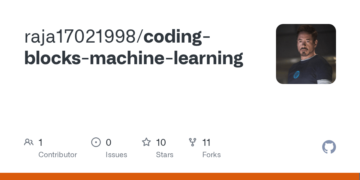 GitHub raja17021998/codingblocksmachinelearning
