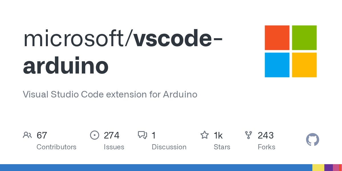 GitHub microsoft/vscodearduino Visual Studio Code extension for Arduino