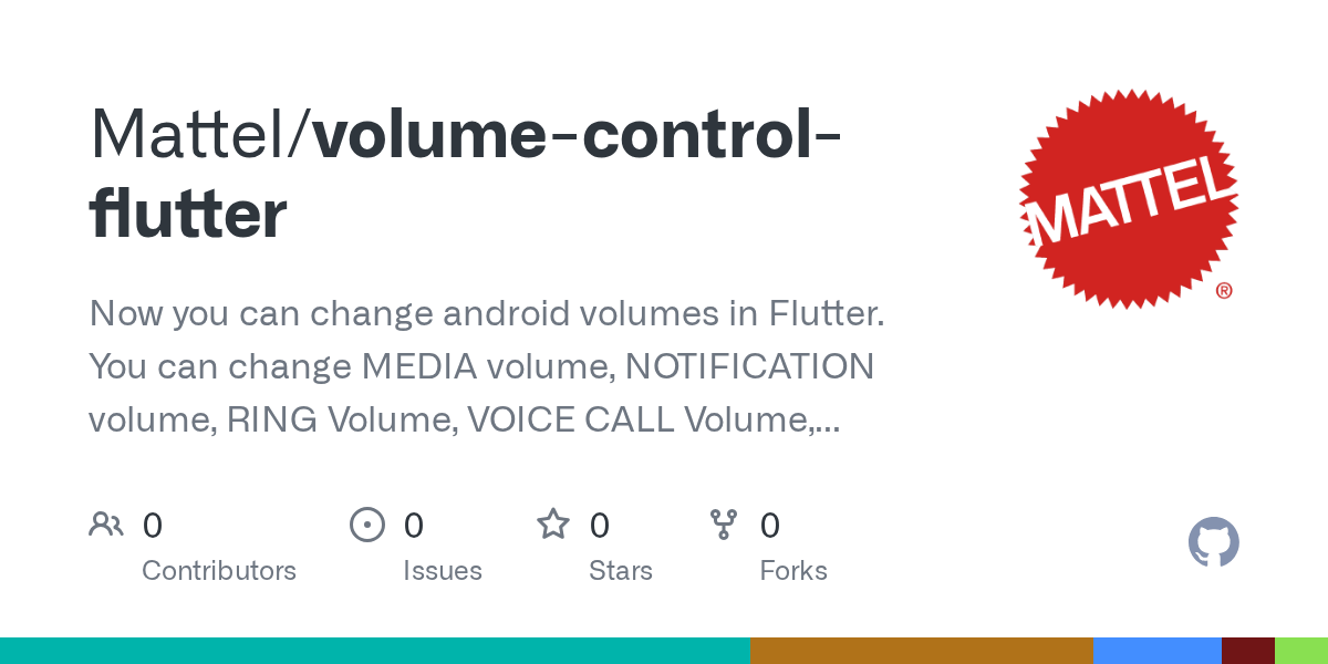 GitHub Mattel/volumecontrolflutter Now you can change android