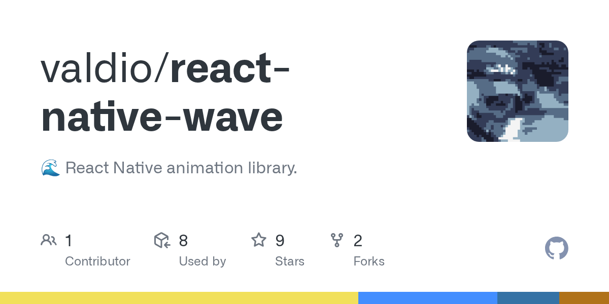 GitHub valdio/reactnativewave 🌊 React Native animation library.