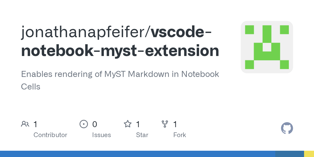 GitHub jonathanapfeifer/vscodenotebookmystextension Enables