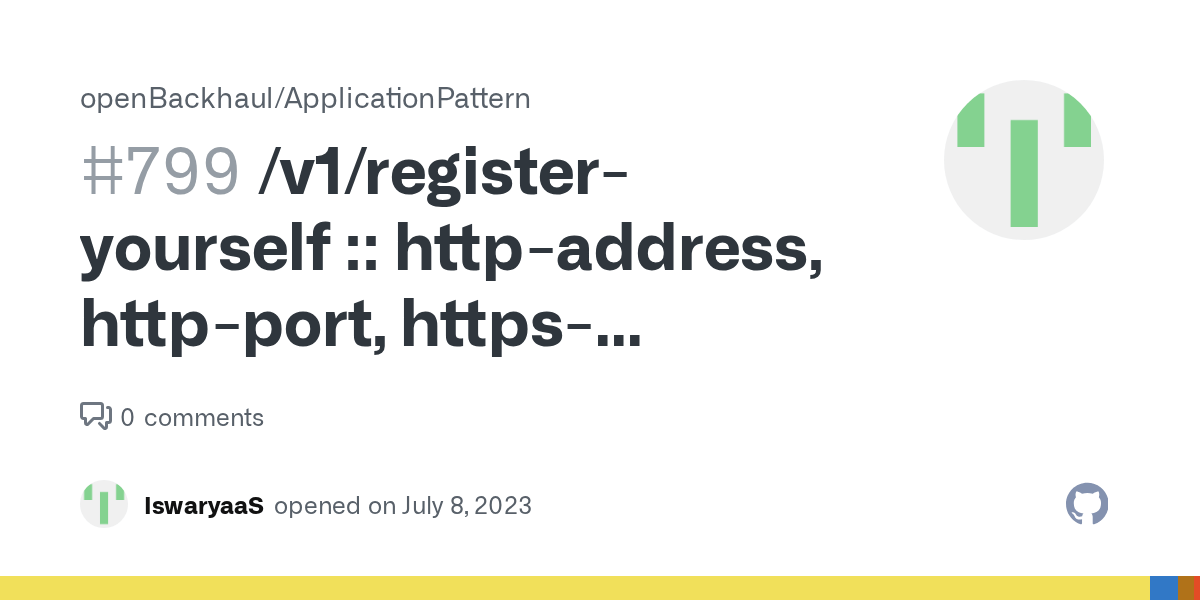/v1/registeryourself httpaddress, httpport, httpsaddress, https