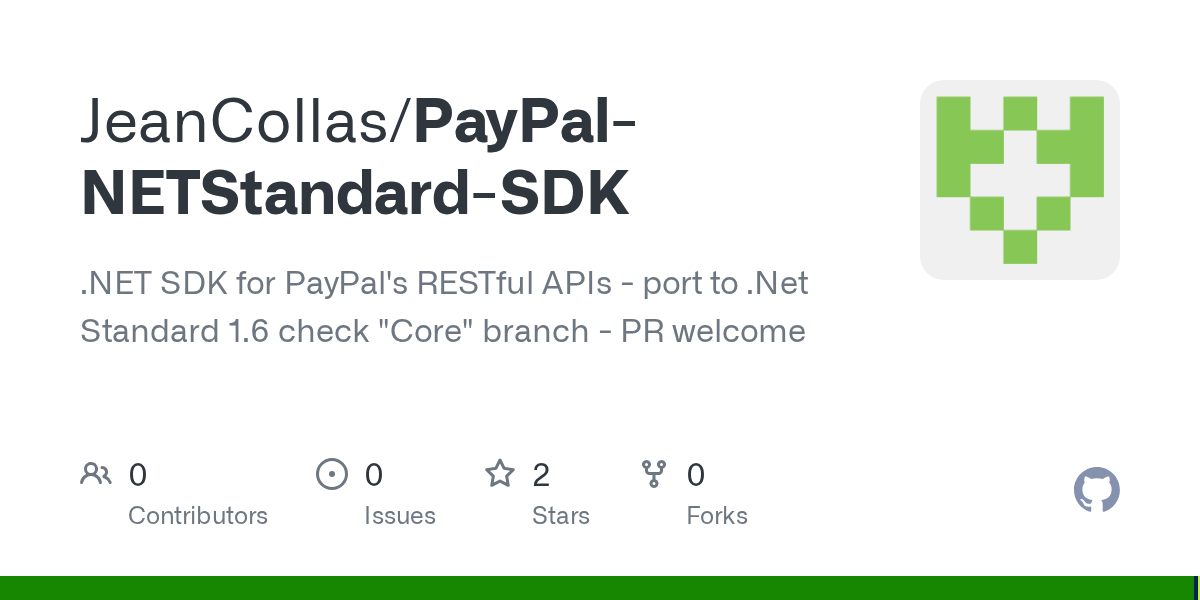GitHub SDK for PayPal's