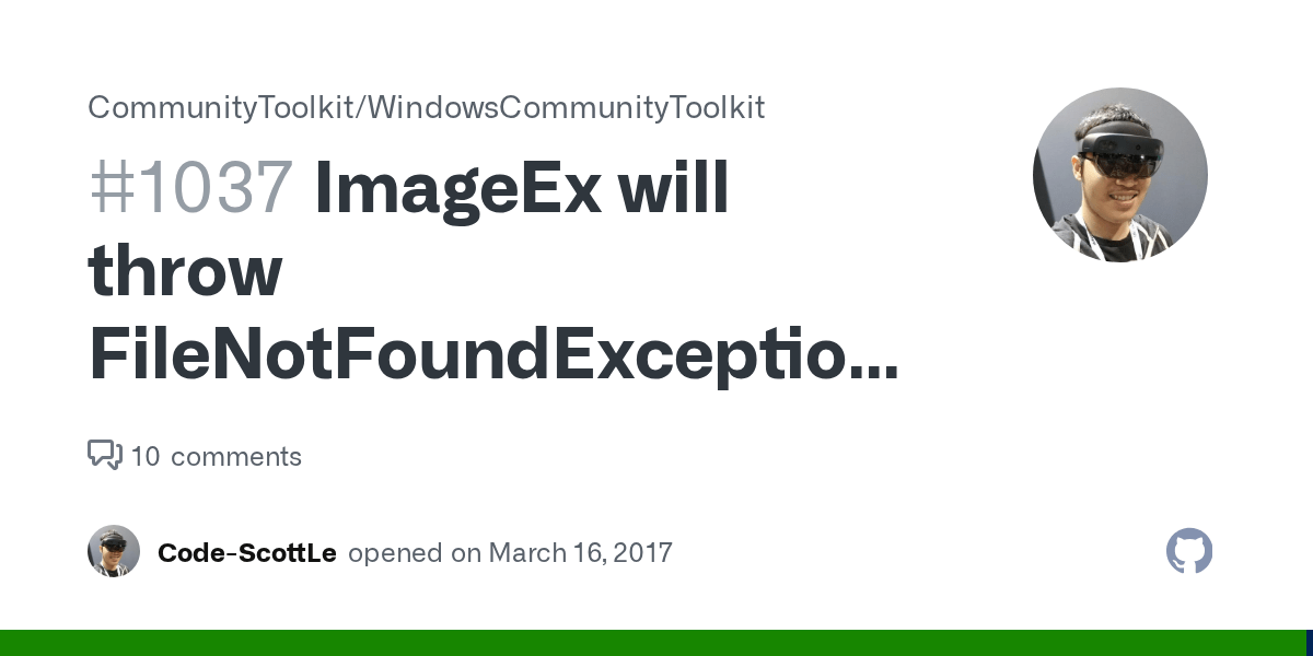 ImageEx will throw FileNotFoundException upon broken/corrupted cache without any retry · Issue