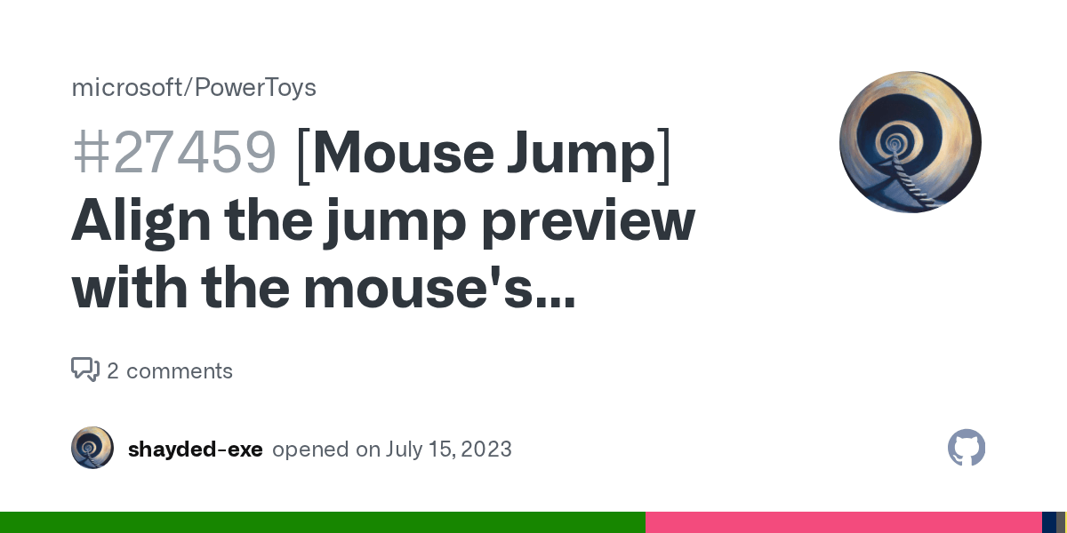 [Mouse Jump] Align the jump preview with the mouse's current position