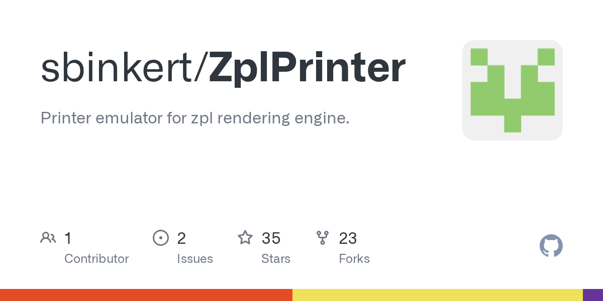 GitHub sbinkert/ZplPrinter Printer emulator for zpl rendering engine.