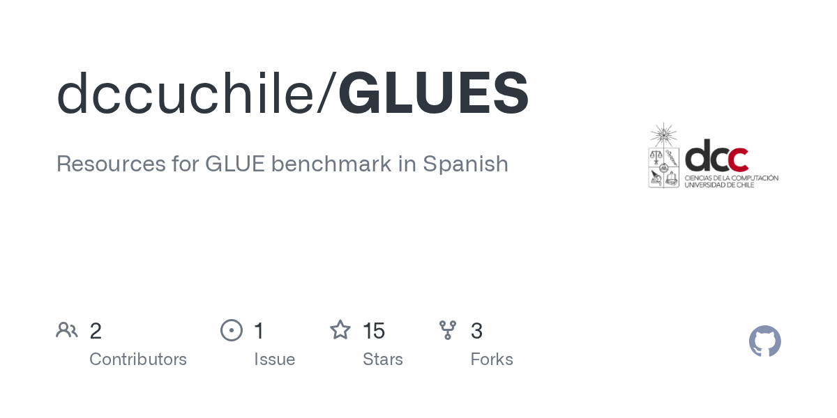 GitHub dccuchile/GLUES Resources for GLUE benchmark in Spanish