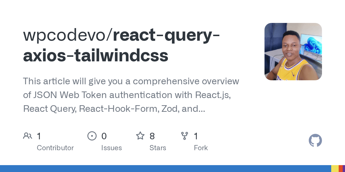 GitHub wpcodevo/reactqueryaxiostailwindcss This article will give