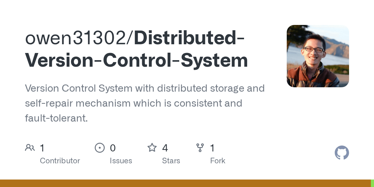 GitHub - owen31302/Distributed-Version-Control-System: Version Control