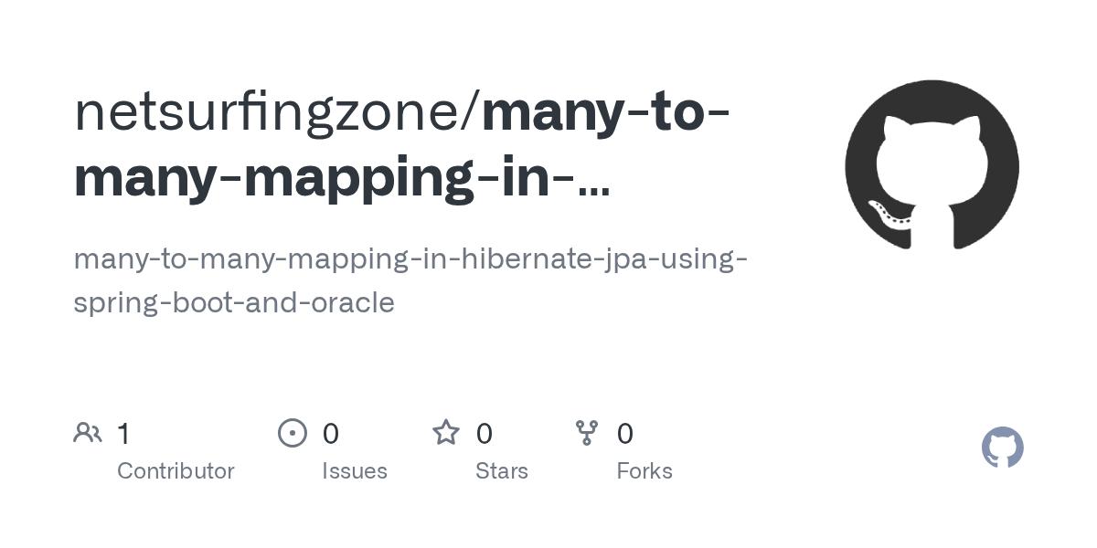 Many To Many Mapping In Hibernate Issues · netsurfingzone/manytomanymappinginhibernatejpausing