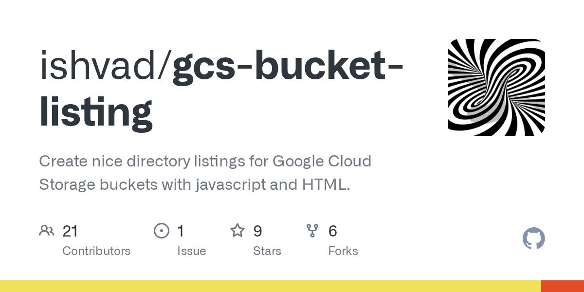 GitHub ishvad/gcsbucketlisting Create nice directory listings for