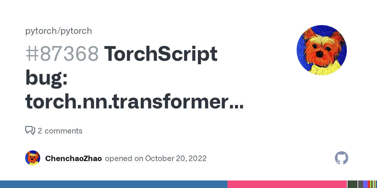 TorchScript bug torch.nn.transformer gives inconsistent results after