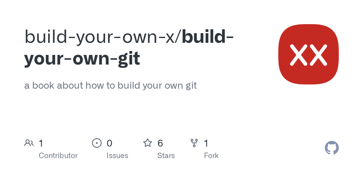 GitHub buildyourownx/buildyourowngit a book about how to build