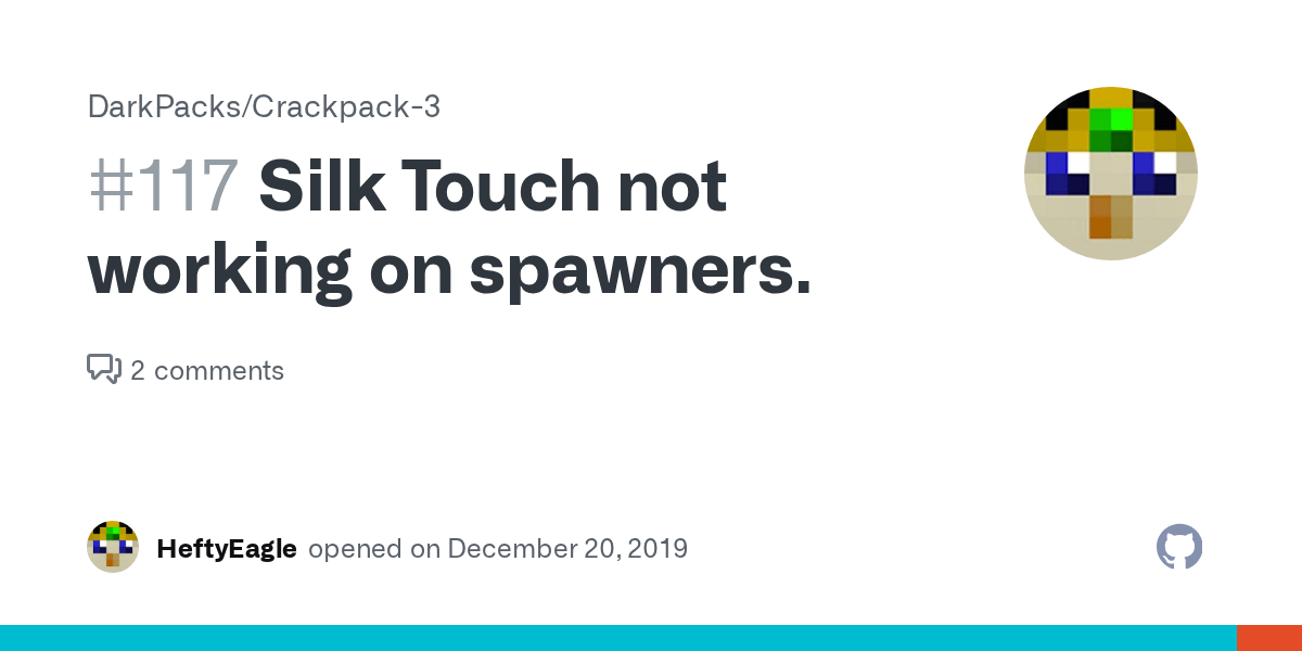 Silk Touch not working on spawners. · Issue 117 · DarkPacks/Crackpack