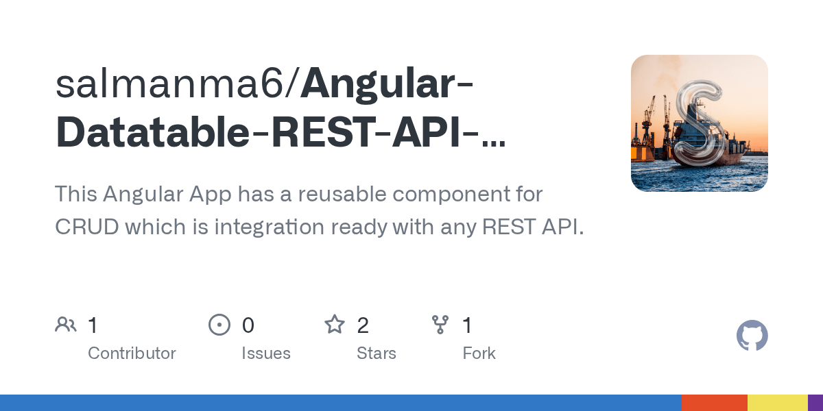 GitHub salmanma6/AngularDatatableRESTAPIReady This Angular App