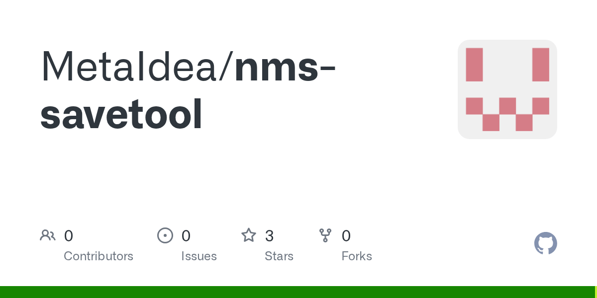 GitHub MetaIdea/nmssavetool