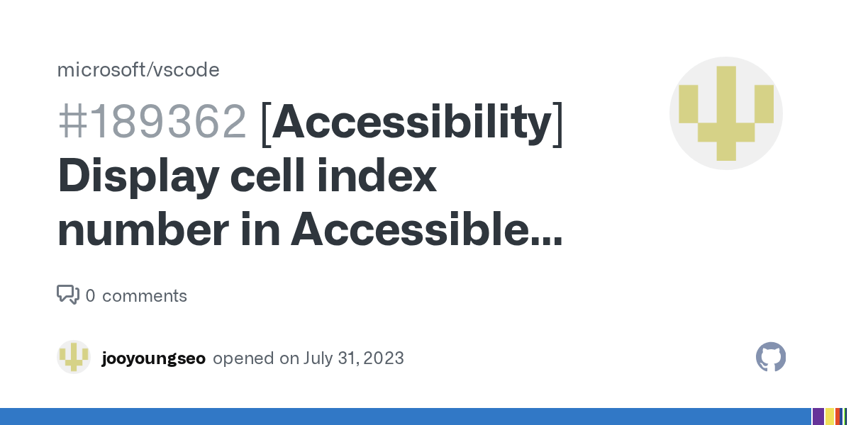 [Accessibility] Display cell index number in Accessible View for