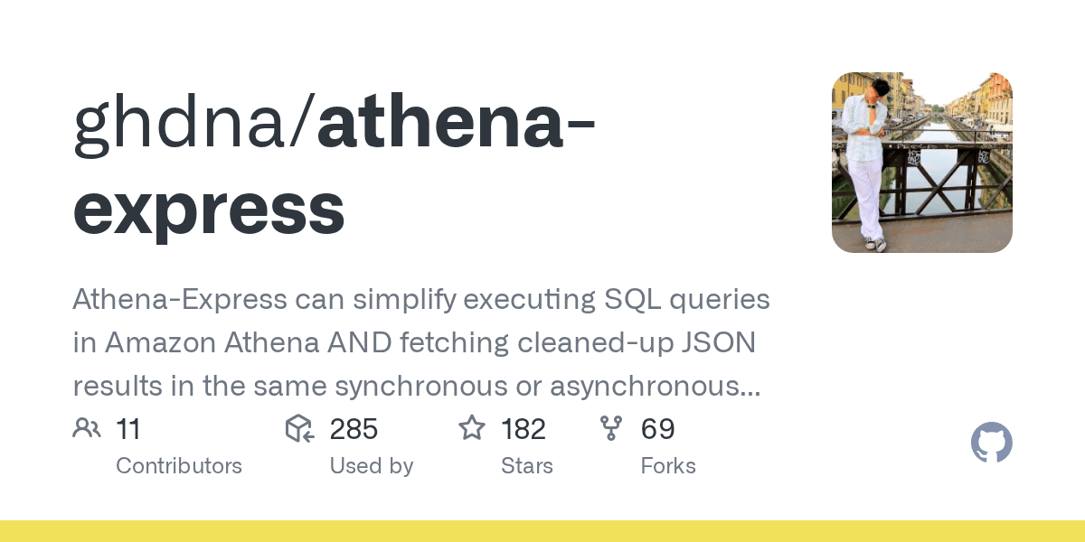 GitHub ghdna/athenaexpress AthenaExpress can simplify executing