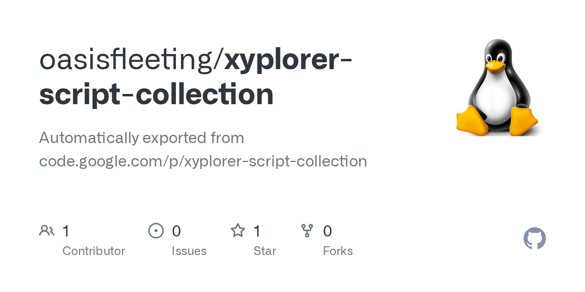 GitHub oasisfleeting/xyplorerscriptcollection Automatically