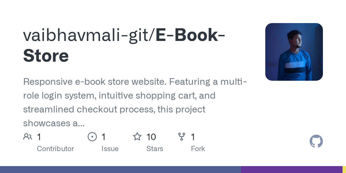GitHub vaibhavmaligit/EBookStore Responsive ebook store website