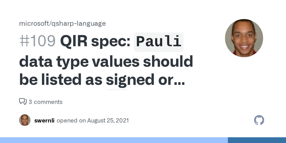 QIR spec `Pauli` data type values should be listed as signed or