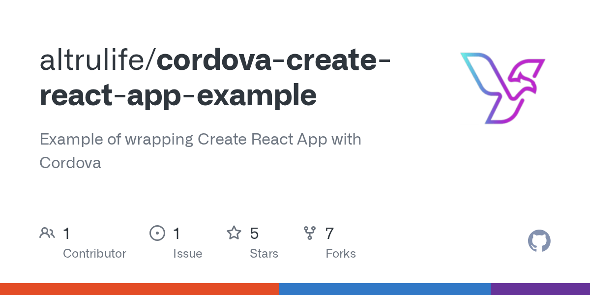GitHub altrulife/cordovacreatereactappexample Example of