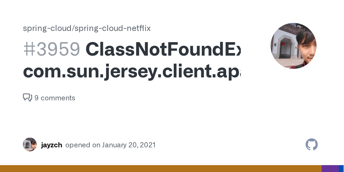 ClassNotFoundException com.sun.jersey.client.apache4.config