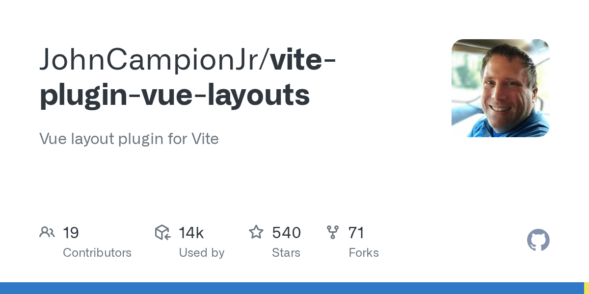 vitepluginvuelayouts/index.vue at main · JohnCampionJr/viteplugin