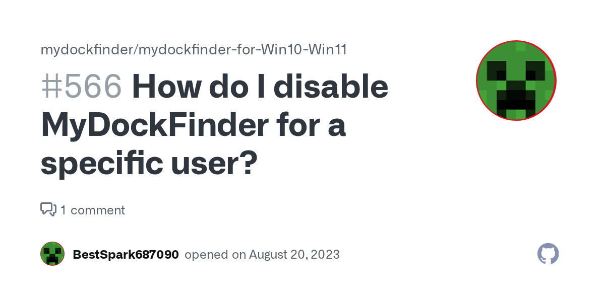 How do I disable MyDockFinder for a specific user? · Issue 566 · mydockfinder/mydockfinderfor
