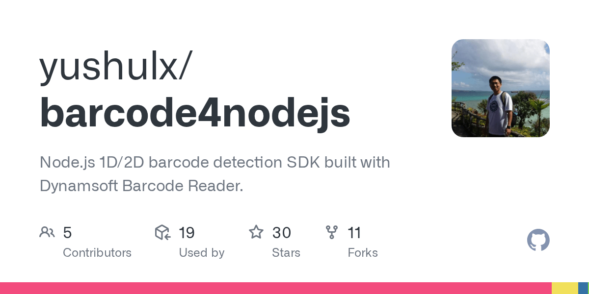 GitHub yushulx/nodejsbarcode Build Node.js extension with Dynamsoft