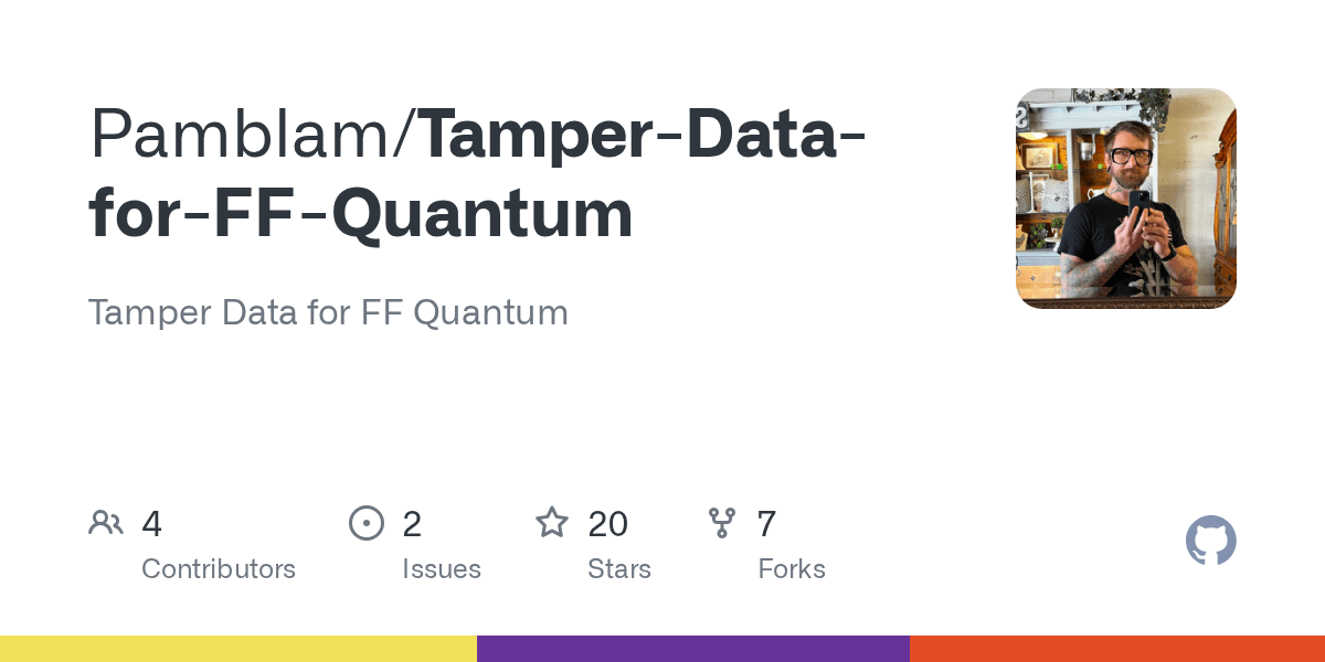 GitHub Pamblam/TamperDataforFFQuantum Tamper Data for FF Quantum