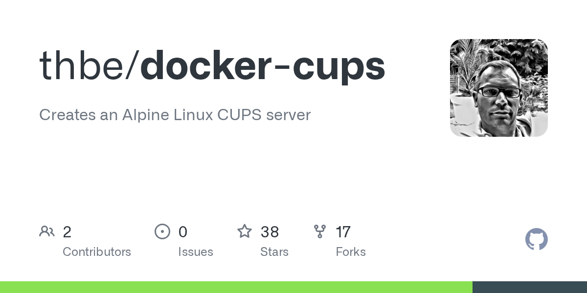 GitHub thbe/dockercups Creates an Alpine Linux CUPS server