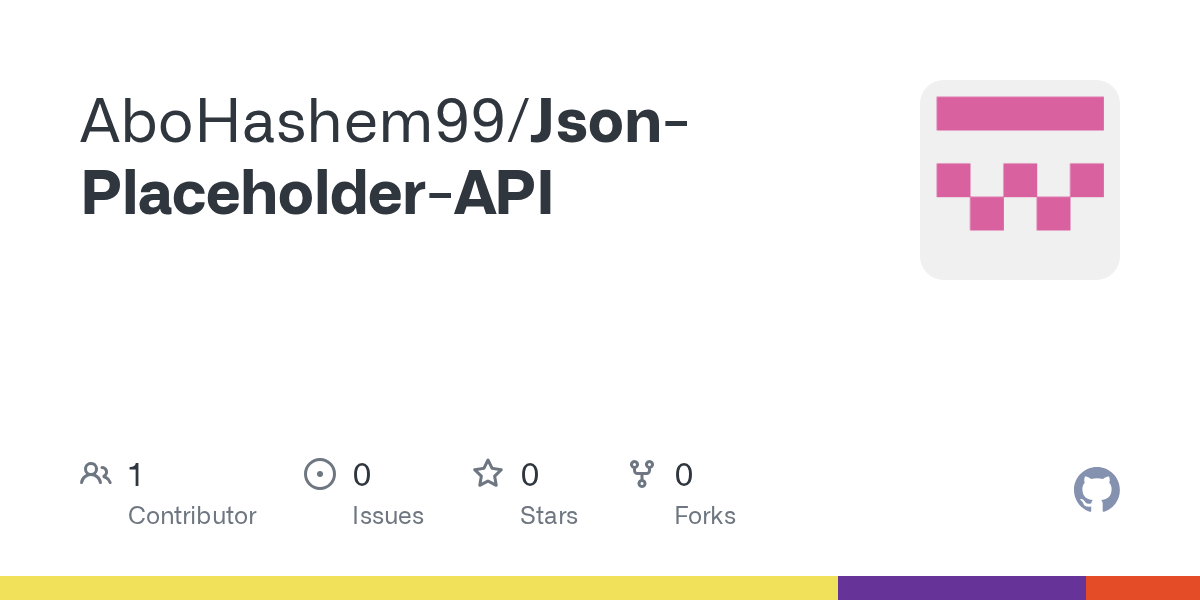 GitHub AboHashem99/JsonPlaceholderAPI