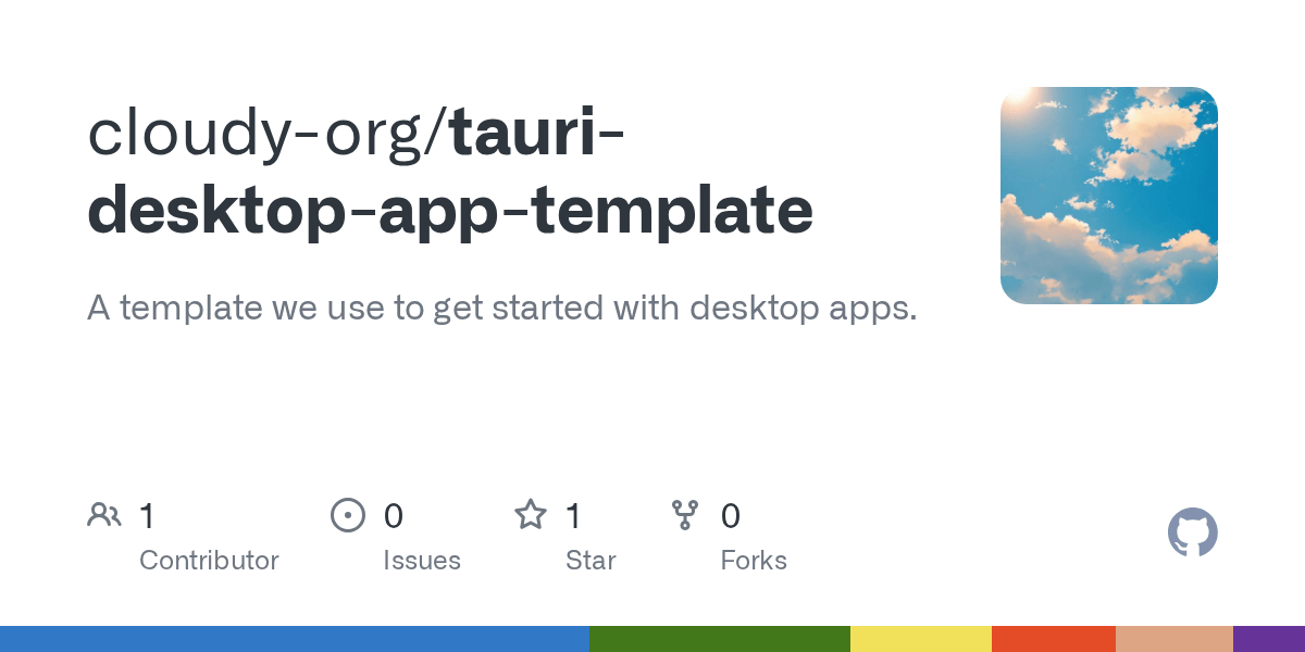 GitHub A template we use to