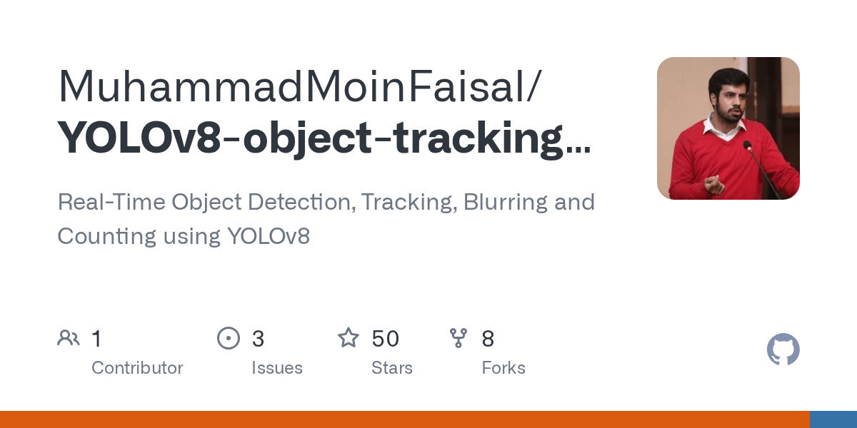 GitHub MuhammadMoinFaisal/YOLOv8objecttrackingblurringcounting