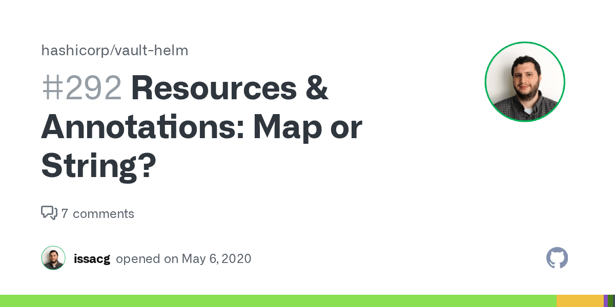 Resources & Annotations Map or String? · Issue 292 · hashicorp/vault