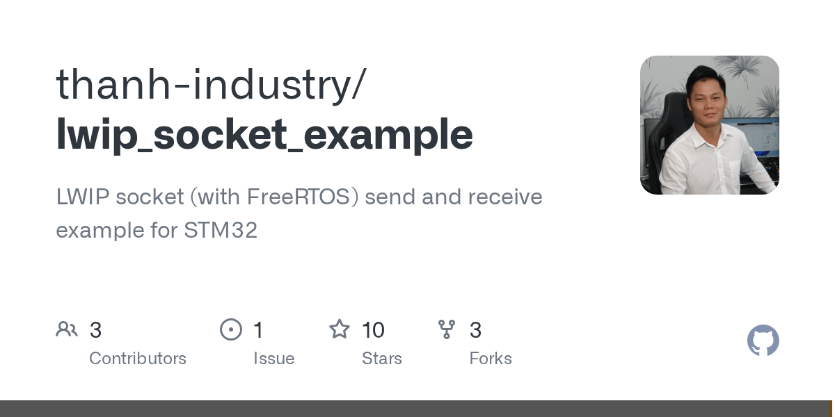 GitHub thanhindustry/lwip_socket_example LWIP socket (with FreeRTOS