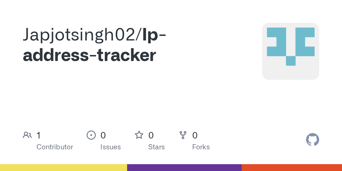 GitHub Japjotsingh02/Ipaddresstracker