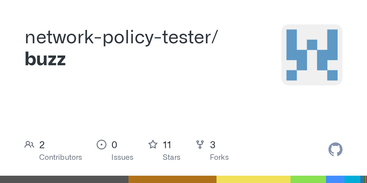 GitHub networkpolicytester/buzz