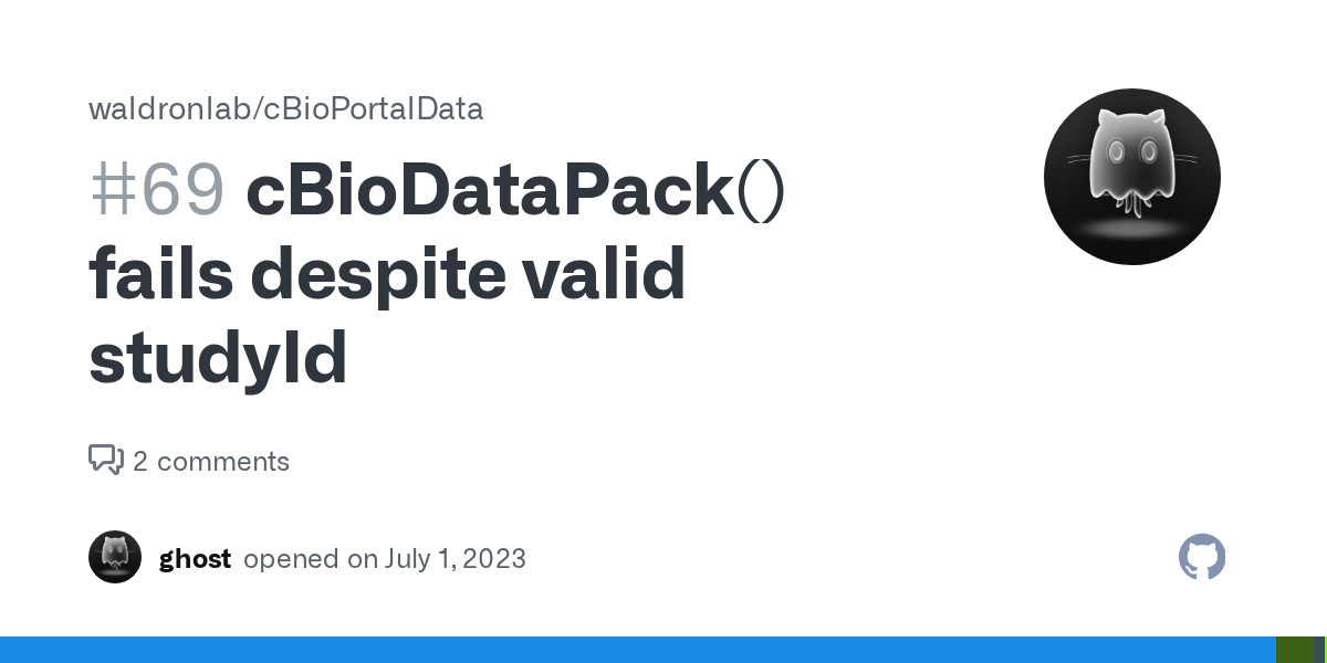 cBioDataPack() fails despite valid studyId · Issue 69 · waldronlab