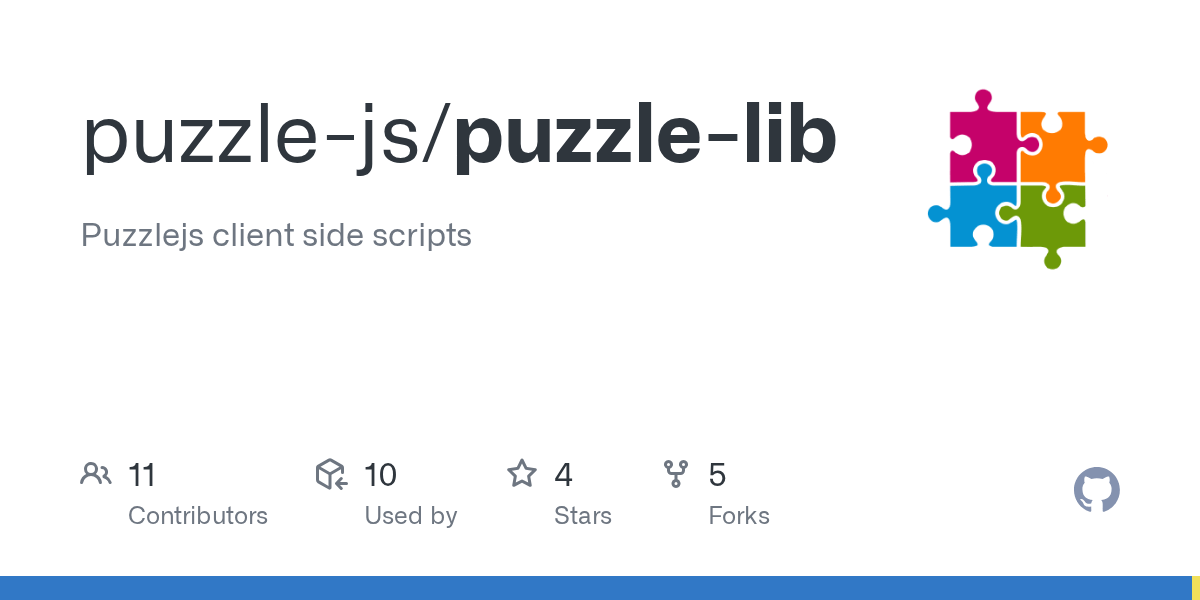 GitHub puzzlejs/puzzlelib Puzzlejs client side scripts