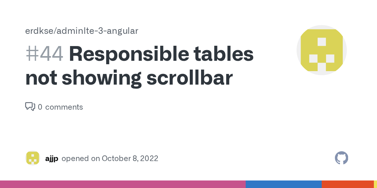 Responsible tables not showing scrollbar · Issue 44 · erdkse/adminlte