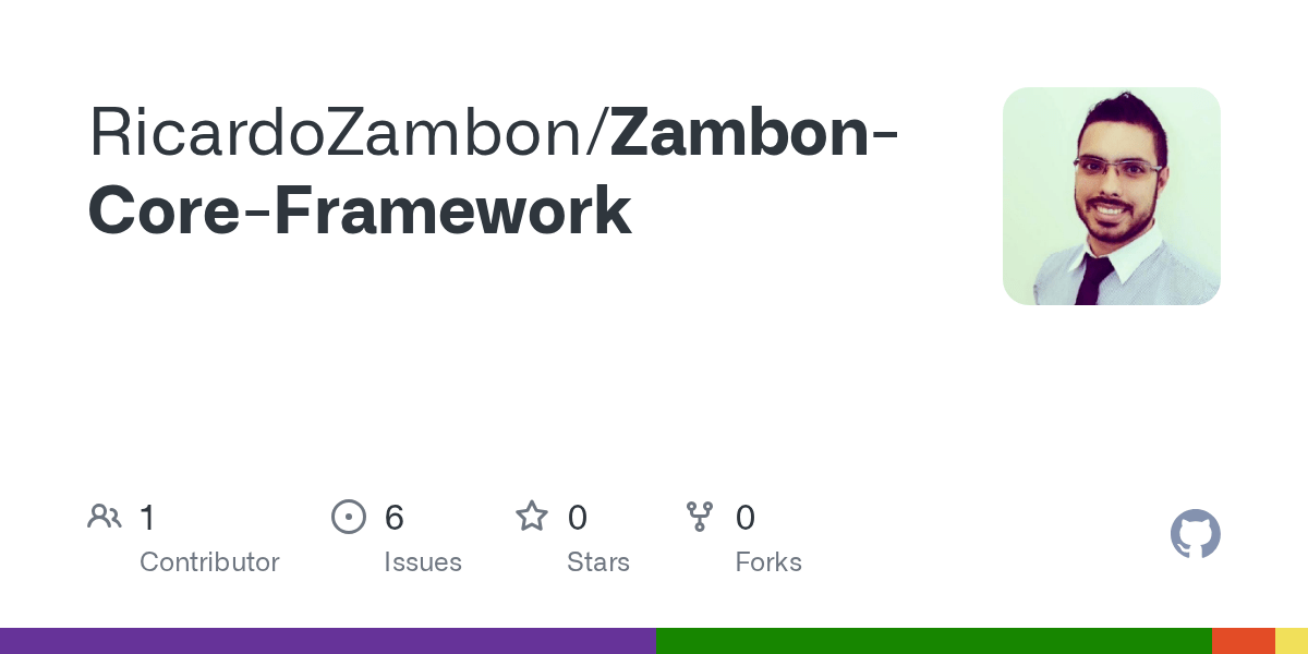 GitHub RicardoZambon/ZambonCoreFramework