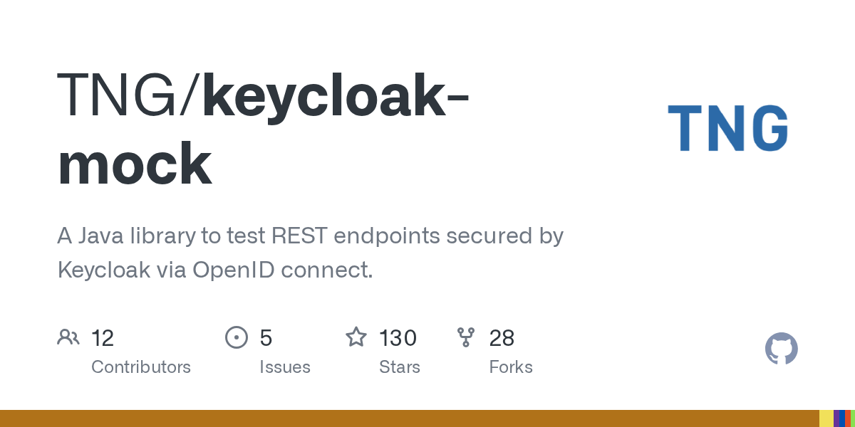 GitHub TNG/keycloakmock A Java library to test REST endpoints