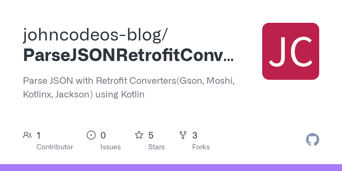 GitHub johncodeosblog/ParseJSONRetrofitConvertersExample Parse JSON